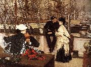 James Jacques Joseph Tissot The Captain and the Mate France oil painting artist